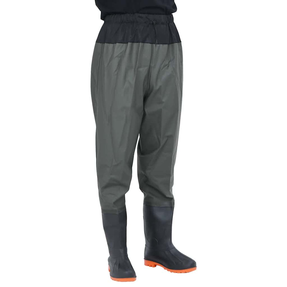 Vidaxl waders with boots size 42 dark green