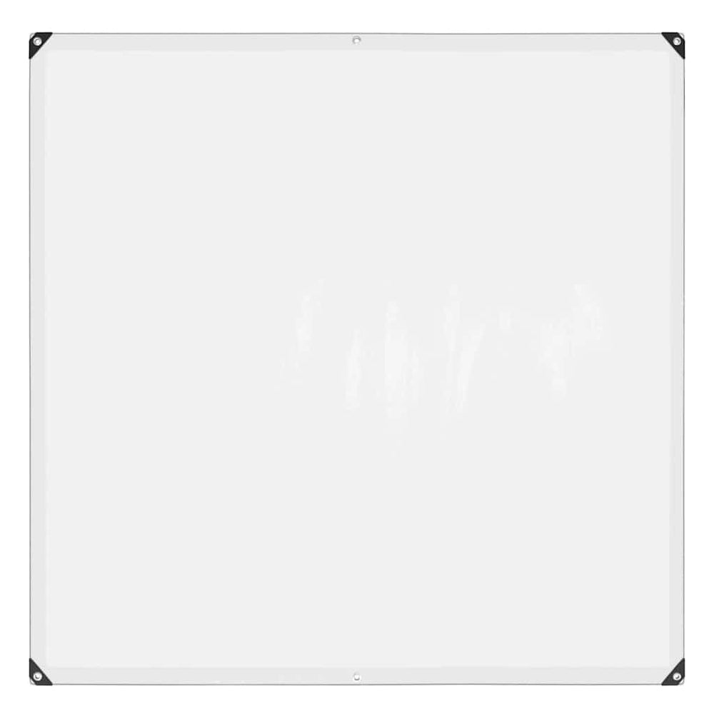 Vidaxl transparent tarpaulin with eyelets 2x2 m polyethylene