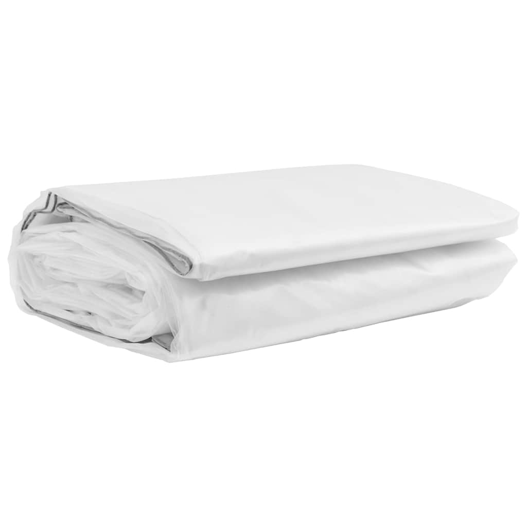 Vidaxx transparent tarpaulin with grommets 4x12 m polyethylene