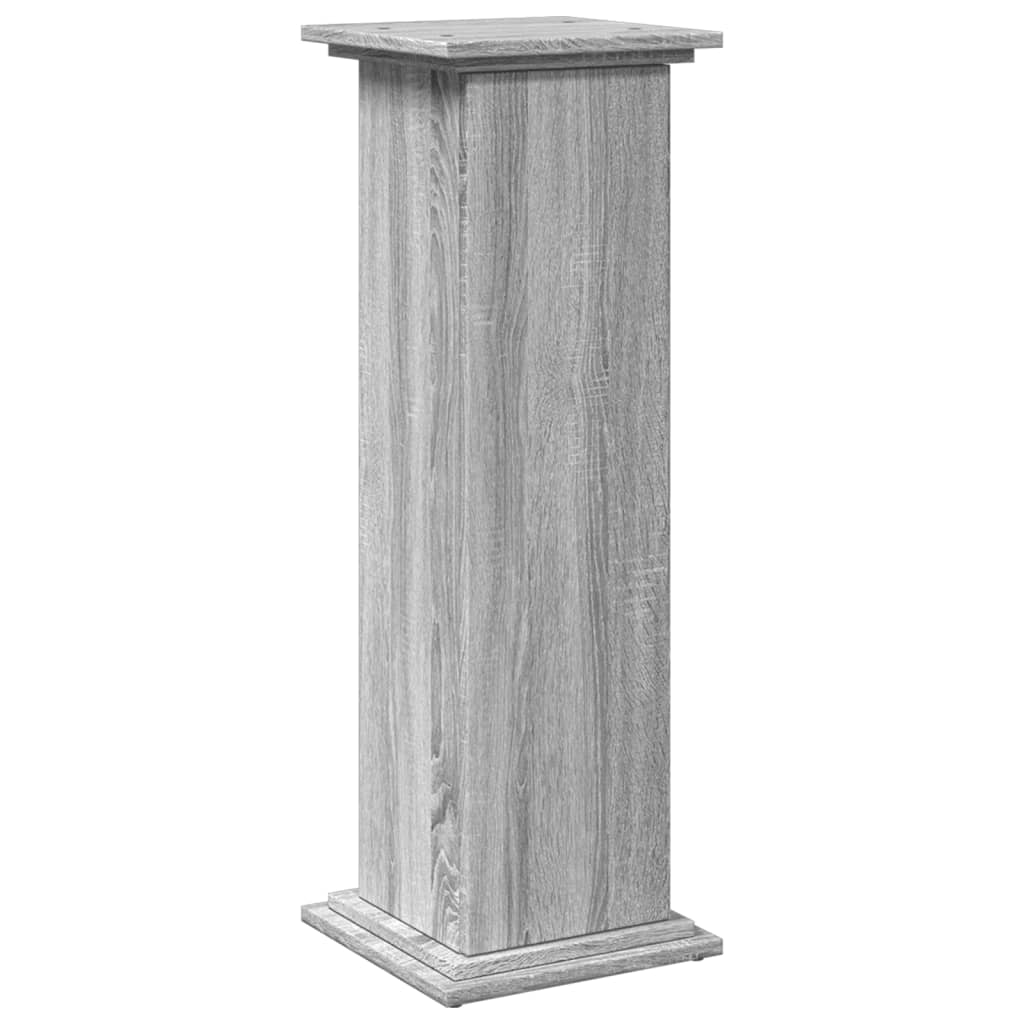 Vidaxx socle avec espace de rangement 31x30x90 cm bois fini gris sonoma
