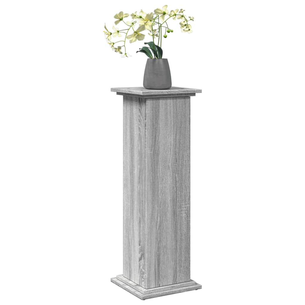 Vidaxx socle avec espace de rangement 31x30x90 cm bois fini gris sonoma