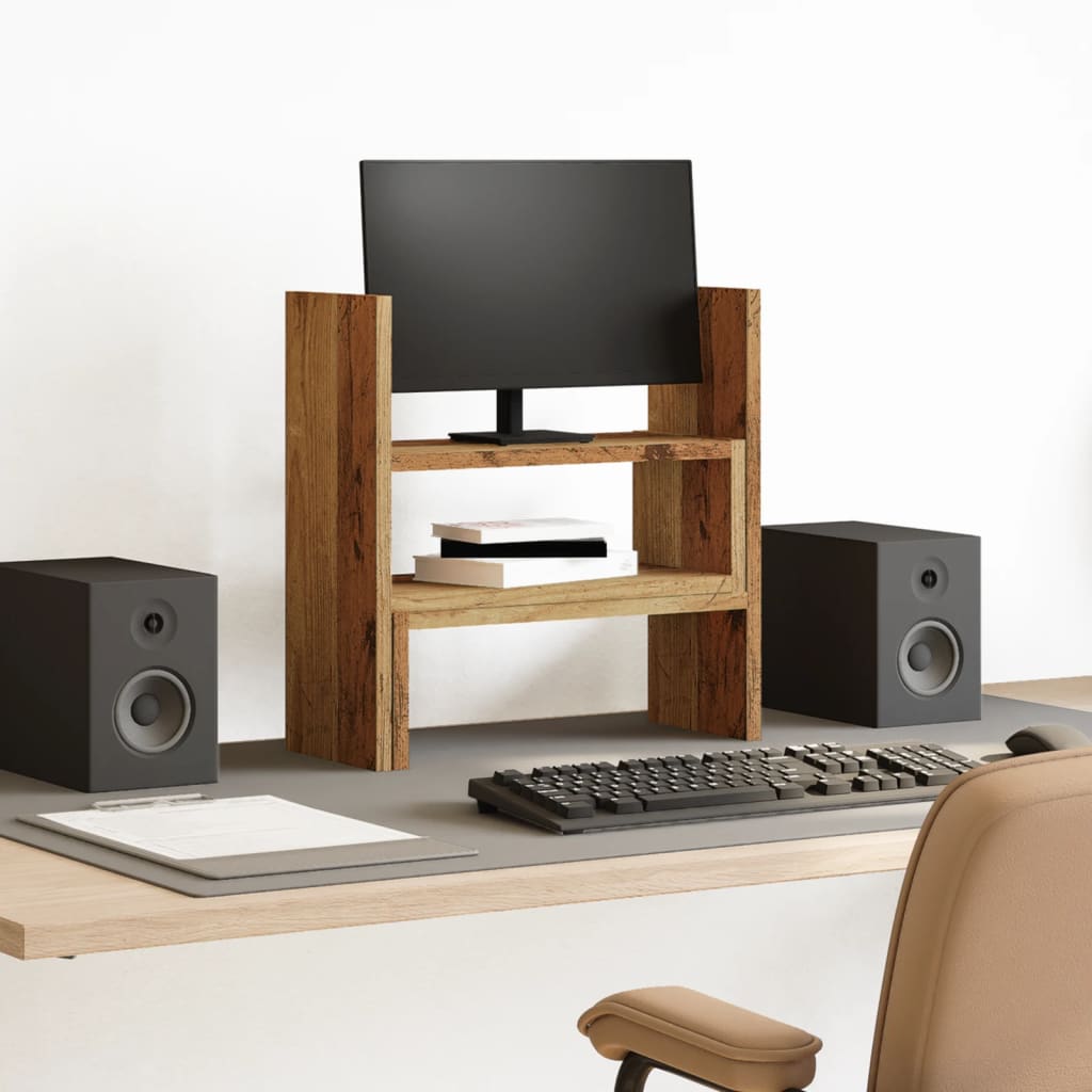 Vidaxx íróasztal rendszerező 40x17x41 cm kész fa, régi fa színű