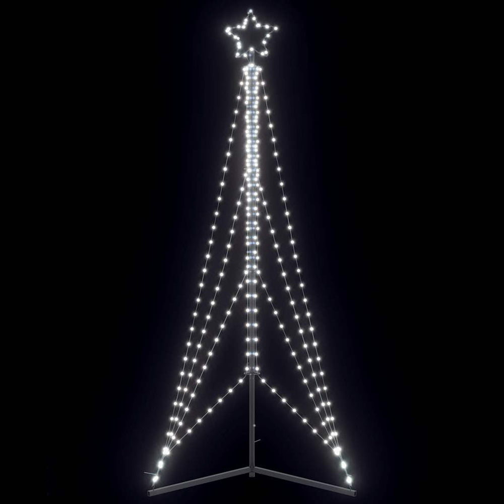 Vidaxl huet de Chrëschtbeem 483 LED kale wäisse 240 cm
