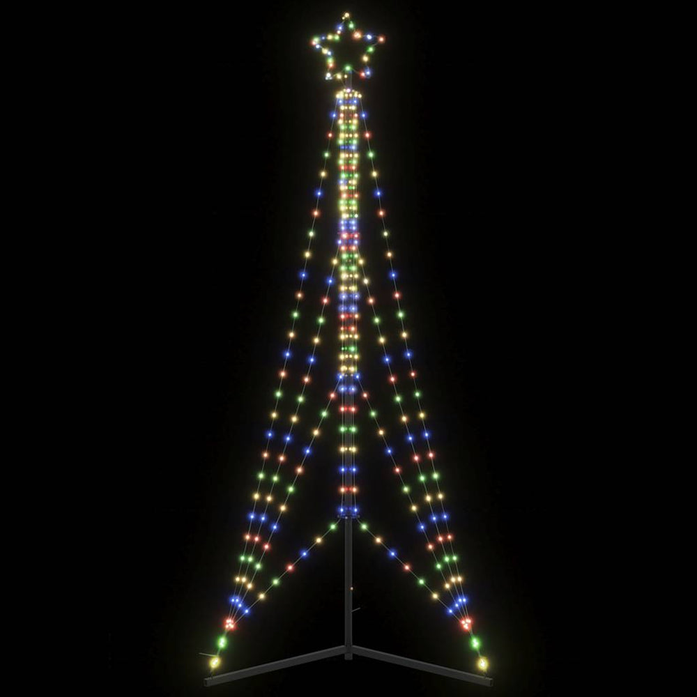 Vidaxl LED -juletre 483 LED -er fargerike 240 cm