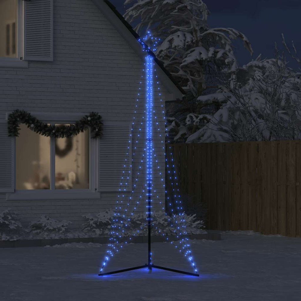 Choinka LED vidaxl 525 diody LED 302 cm niebieski