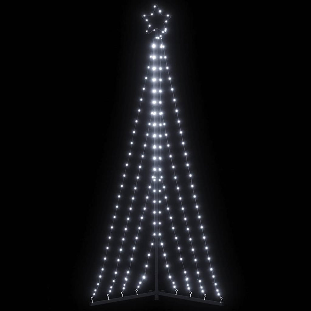 Vidaxl LED juletræ 339 LEDS Kold hvid 187 cm