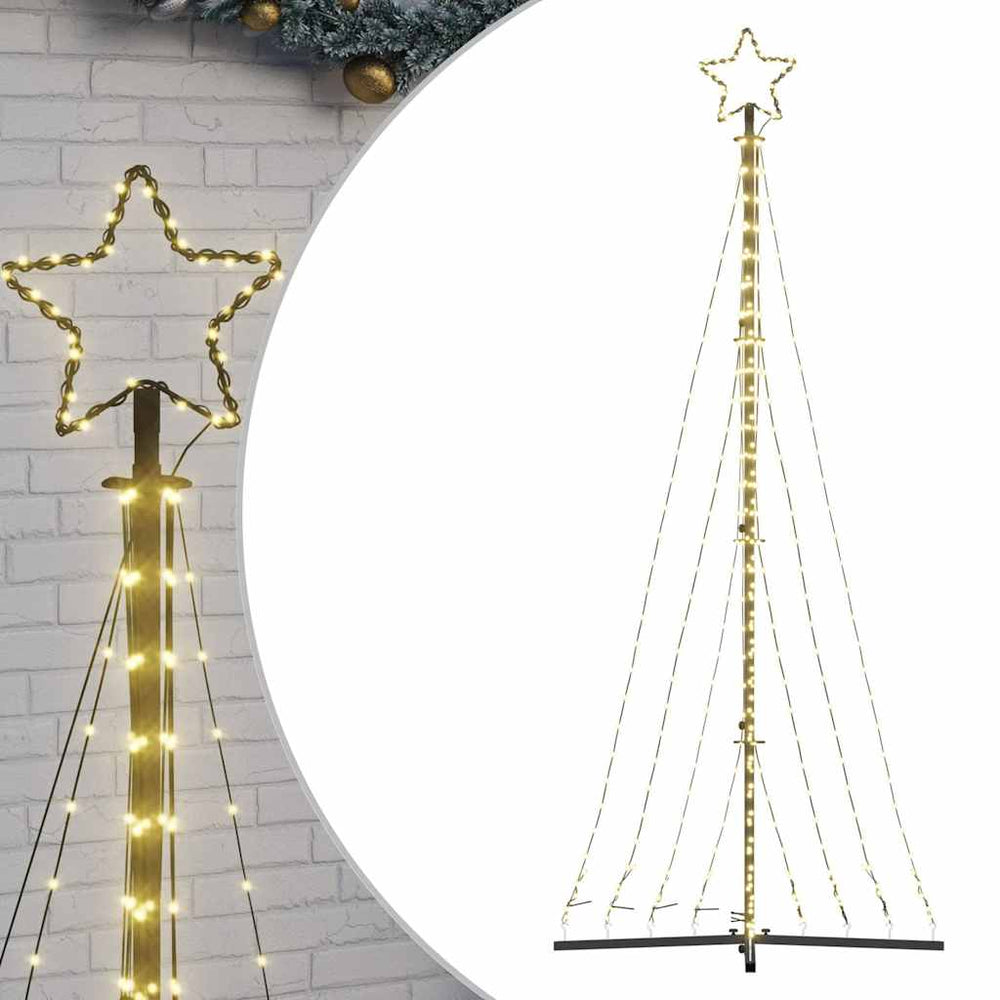 Vidaxl LED julgran 447 lysdioder Vitt 249 cm