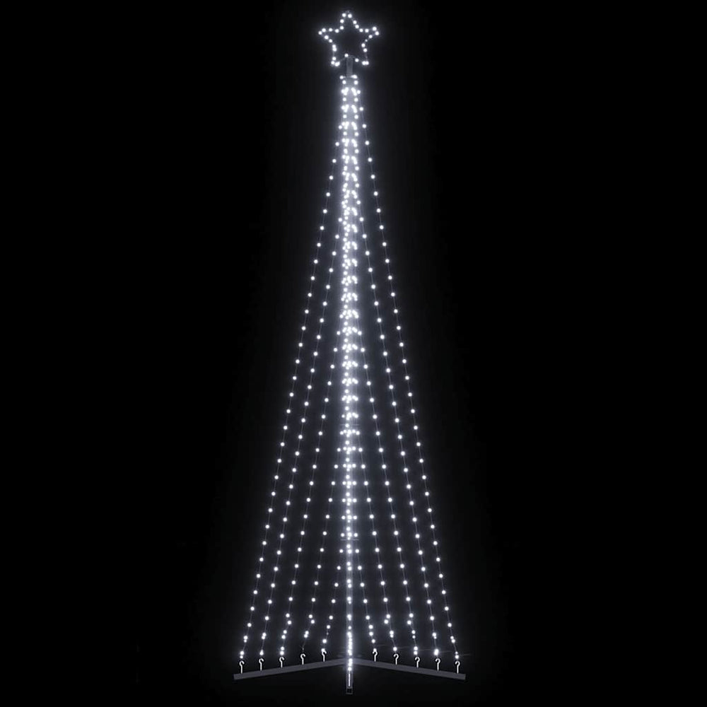 Vidaxl LED juletræ 495 LEDS Kold hvid 300,5 cm