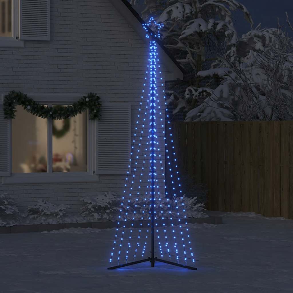 Vidaxxl LED Christmas tree 495 LEDs 300.5 cm blue