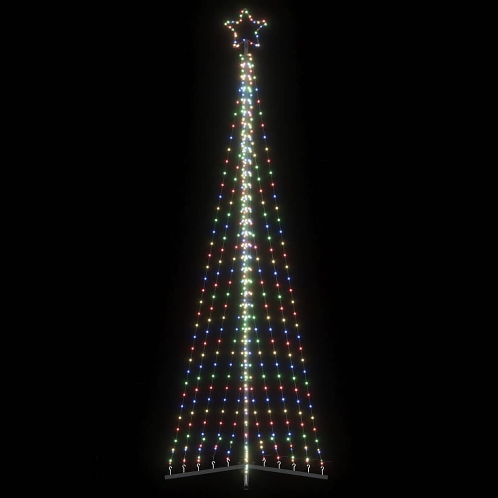 Vidaxxl LED Christmas tree 495 LEDs colorful 300.5 cm
