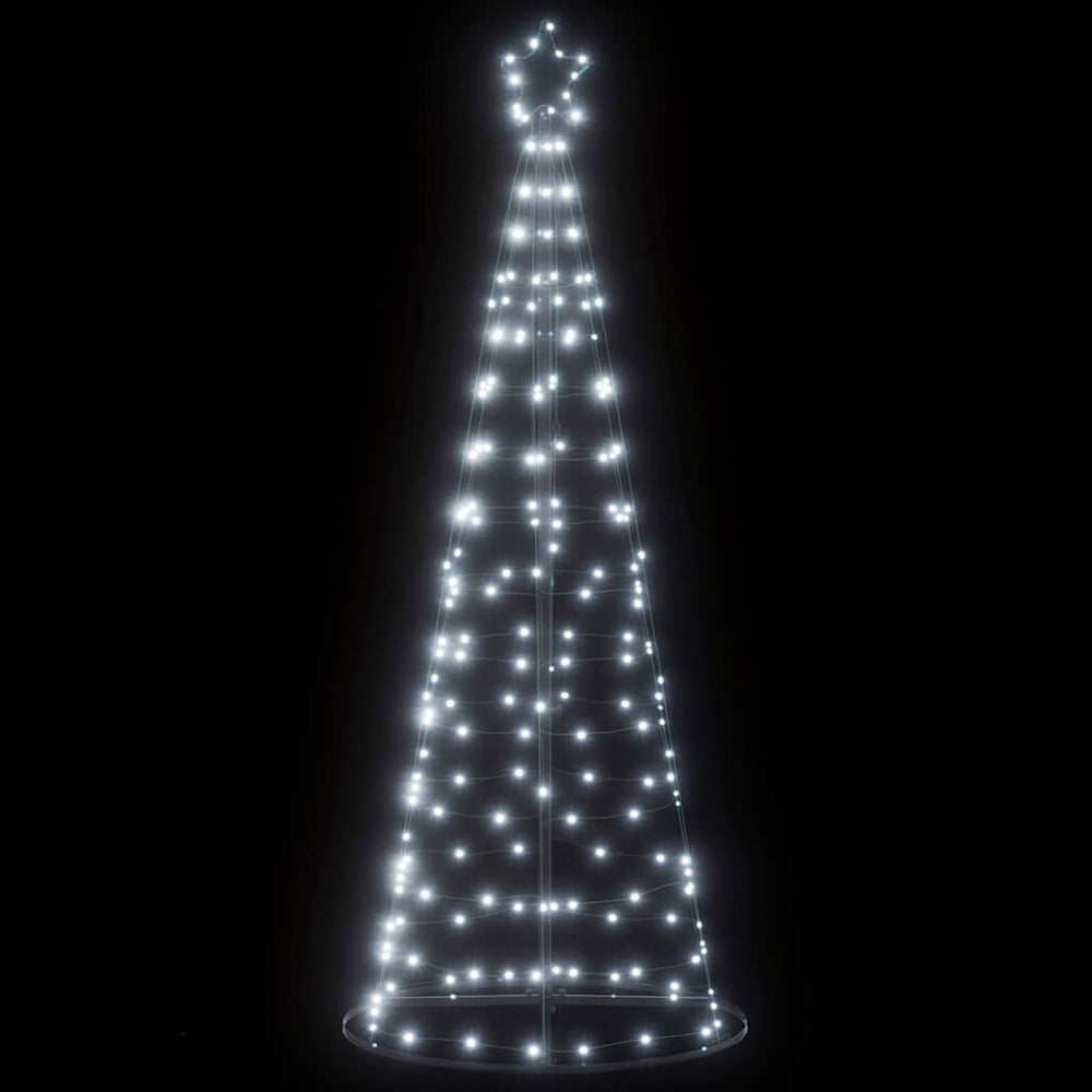 Vidaxl ledet juletre 200 LEDS kaldt hvitt 182 cm