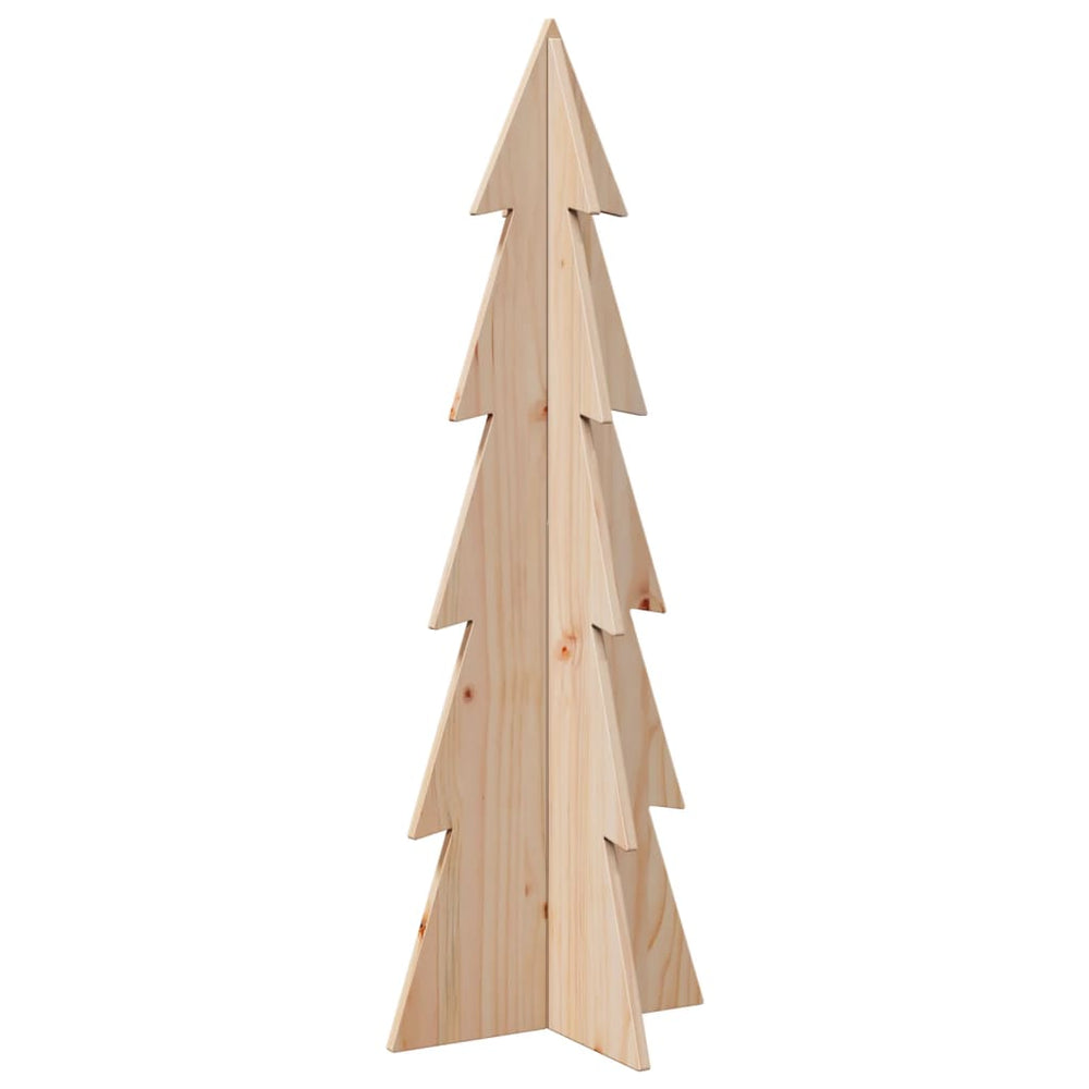 Vidaxl Christmas decoration Christmas tree 112 cm solid pine wood