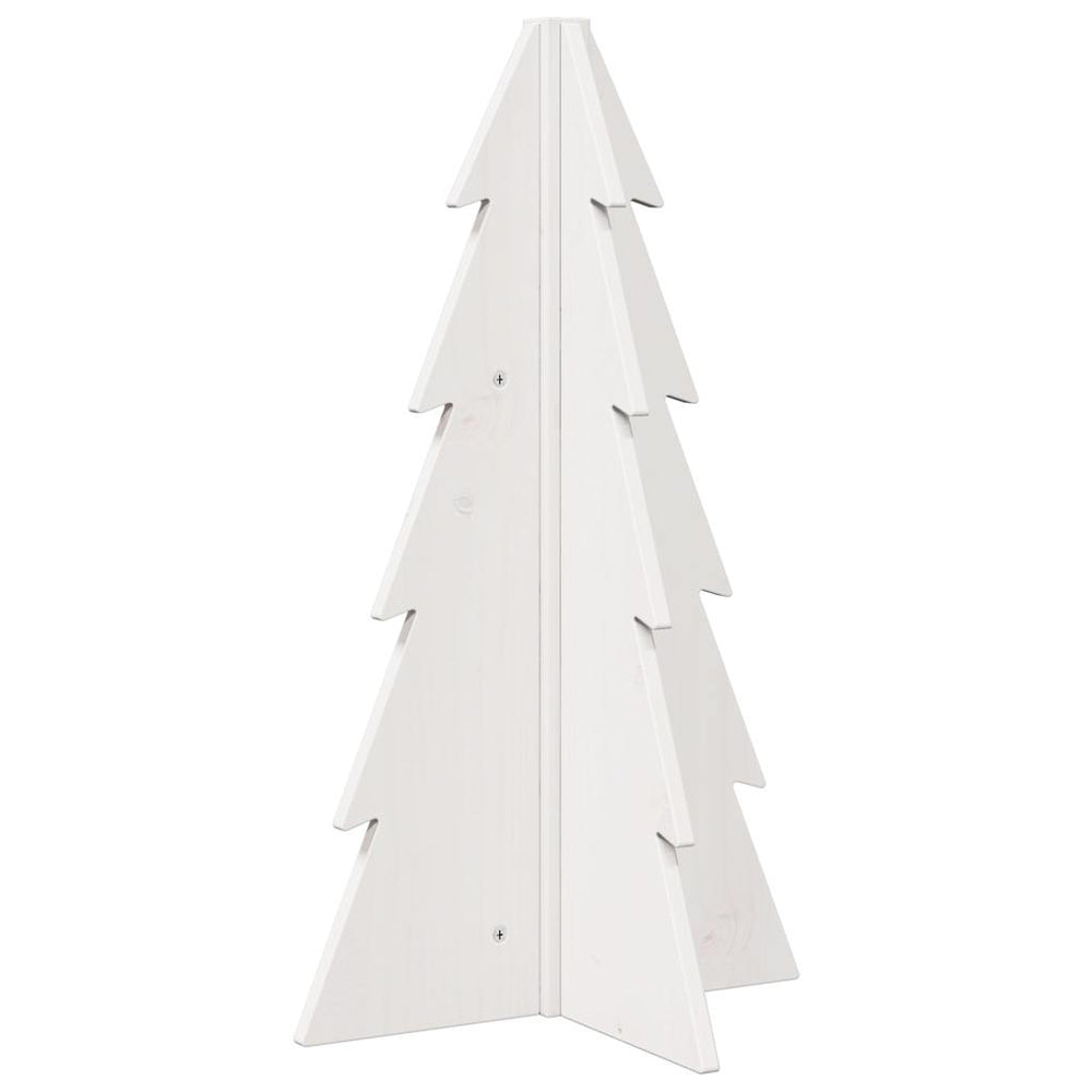 Vidaxl Christmas decoration Christmas tree 69.5 cm solid pine wood white