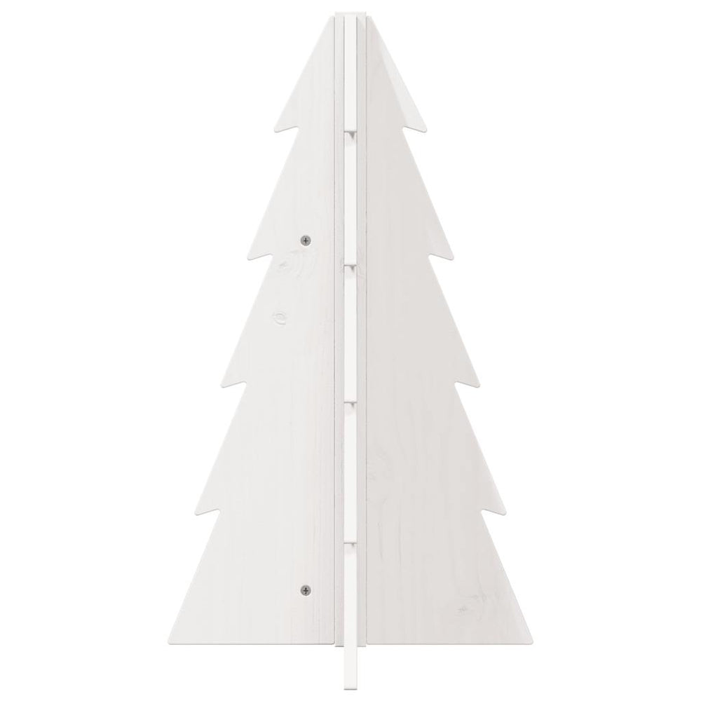 Vidaxl Christmas decoration Christmas tree 69.5 cm solid pine wood white