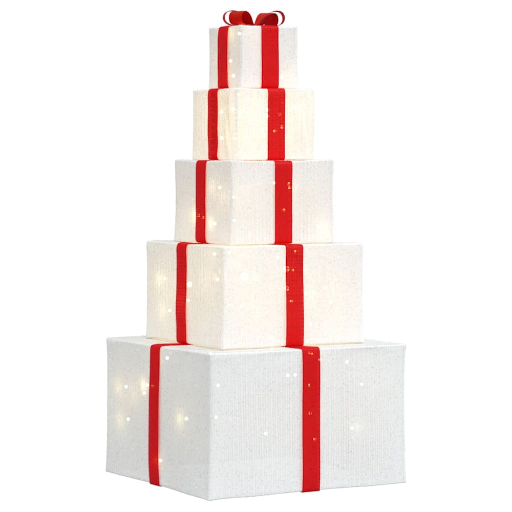 VidaXL Christmas decoration gift box 250 LEDs warm white
