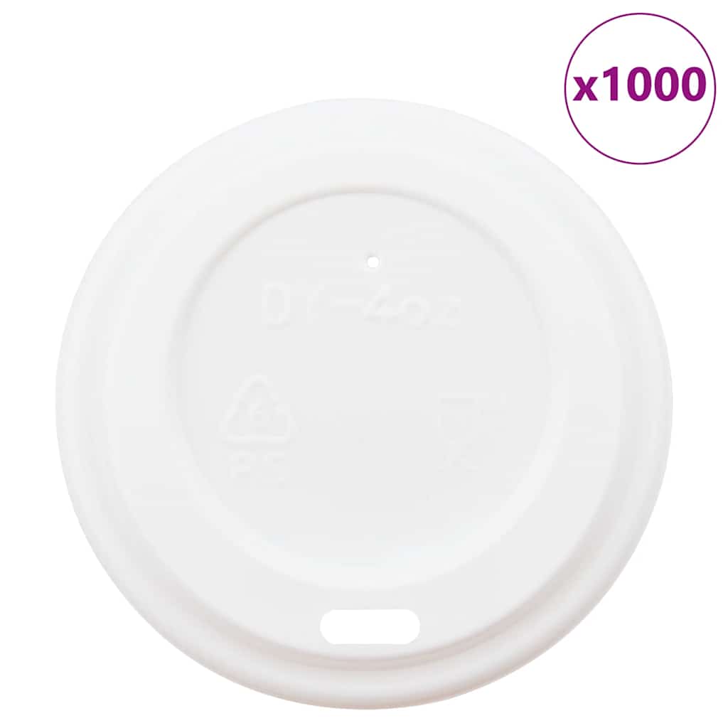 Vidaxl Papier Kaffeetasse Lods Ø60 mm 4oz 1000 St Plastik weiß