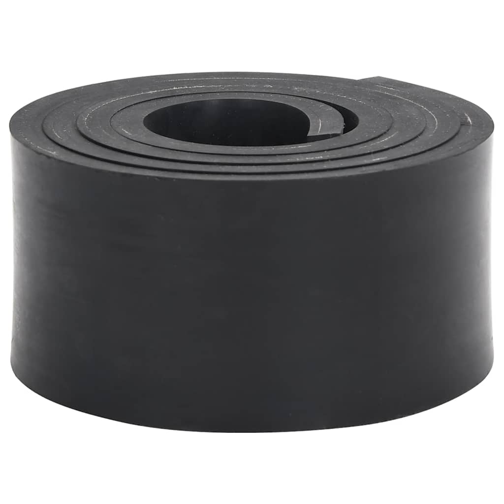 Vidaxxl rubber edge for snow plow 150x8x1 cm black