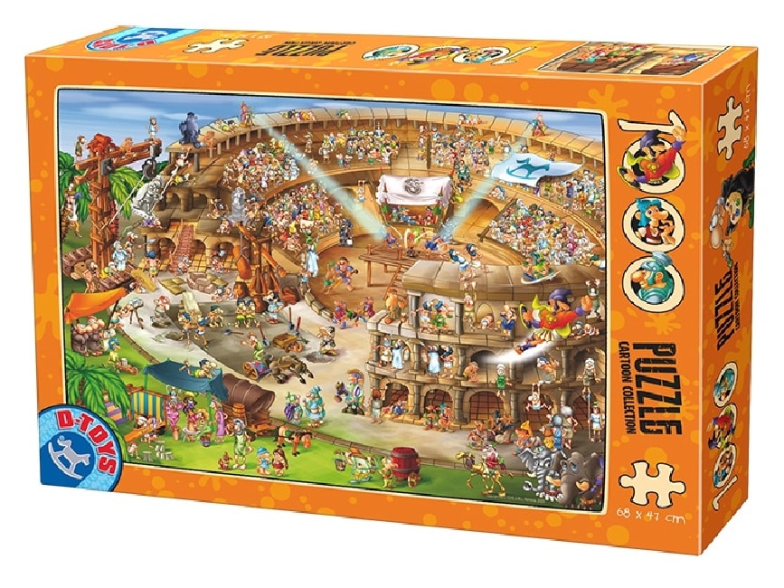 D-Toys Puzzle - Cartoon Colosseum à Rome - 1000 pièces