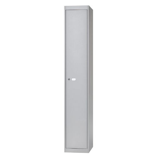 Locker 1 compartiment bisley clk181 30,5x45,7x180,2cm zilvergrijs