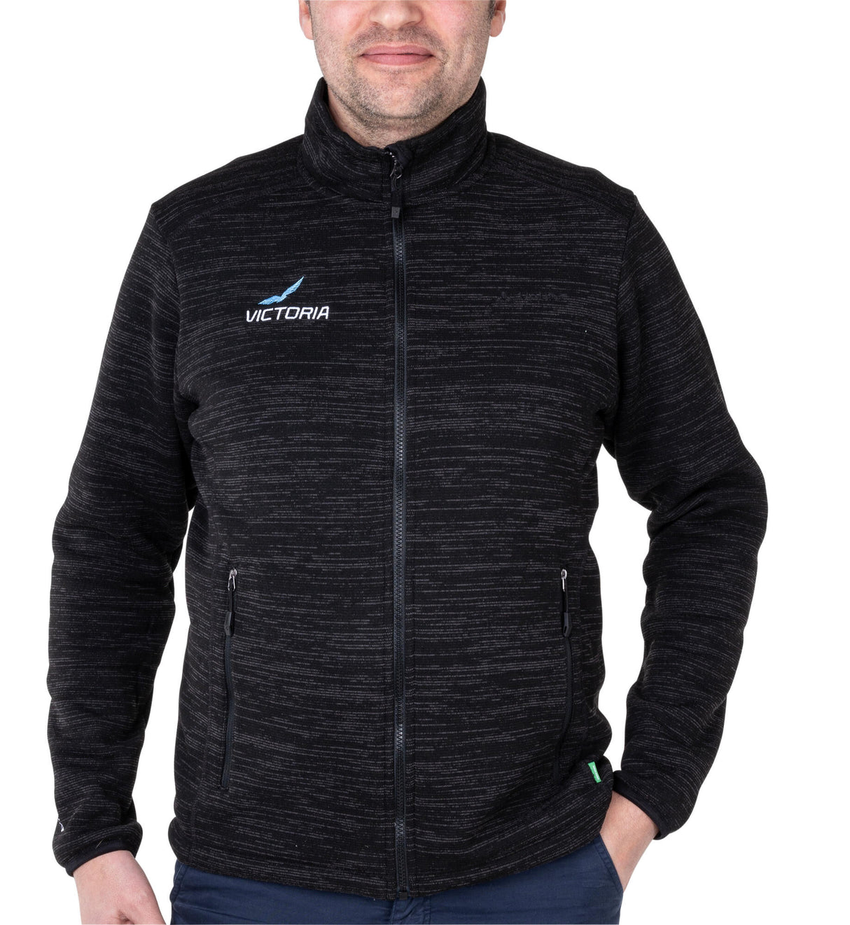 Vaude neulottu fleecetakki victoria takki victoria gents koko 3xl tummanharmaa