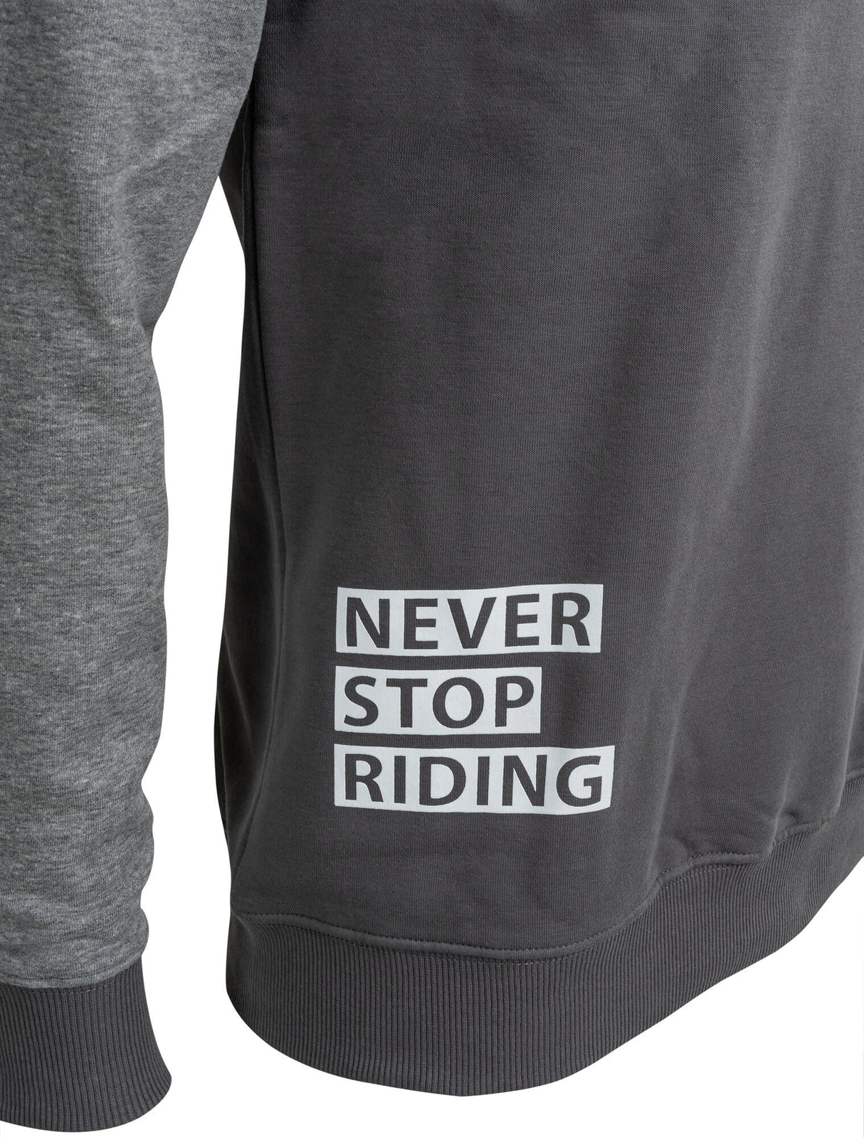 Contec sweatshirt with long sleeves never stop riding ct swaetshirt never stop riding size xl
