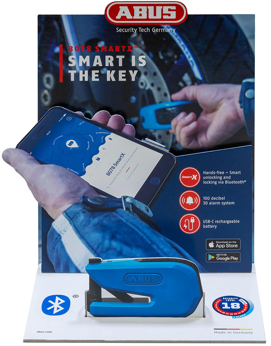 Abus demo display 8078 display 8078 cardboard