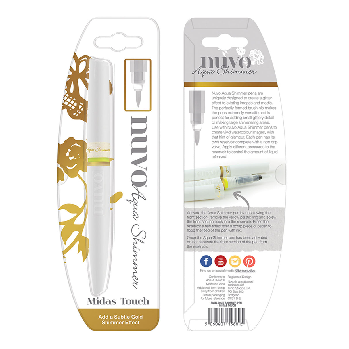 Nuvo de tonic studios nuvo • aqua shimmer pen midas touch