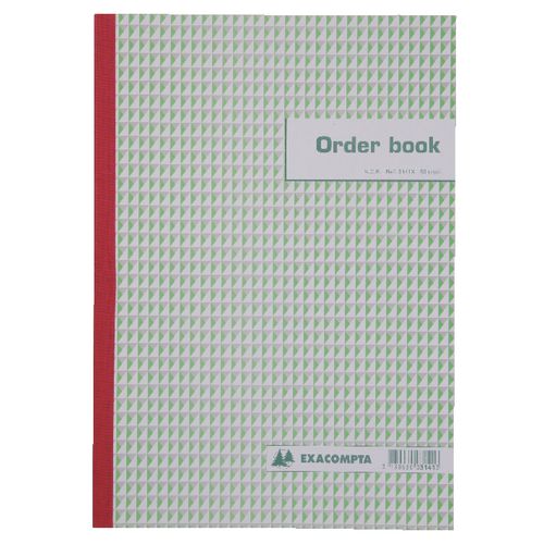 Exacompta orderboek 3141x 21x29,7cm onbedrukt lijn drievoud zelfkopiërend nl fr