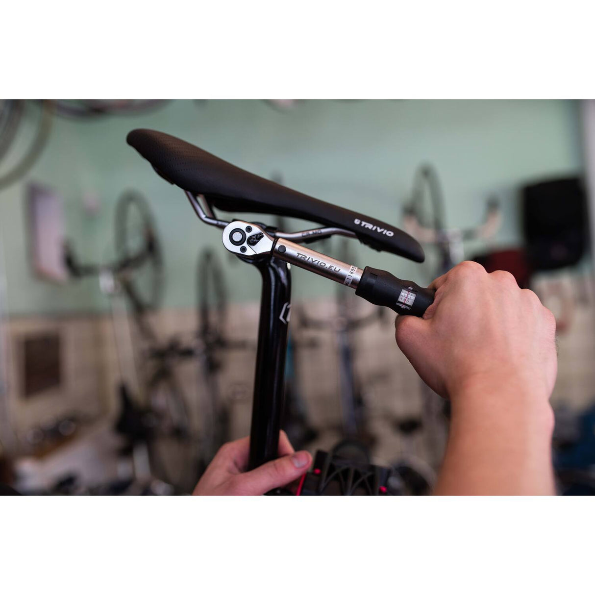 Trivio - bicycle tool torque wrench set 2-14nm 1 4 + bit set