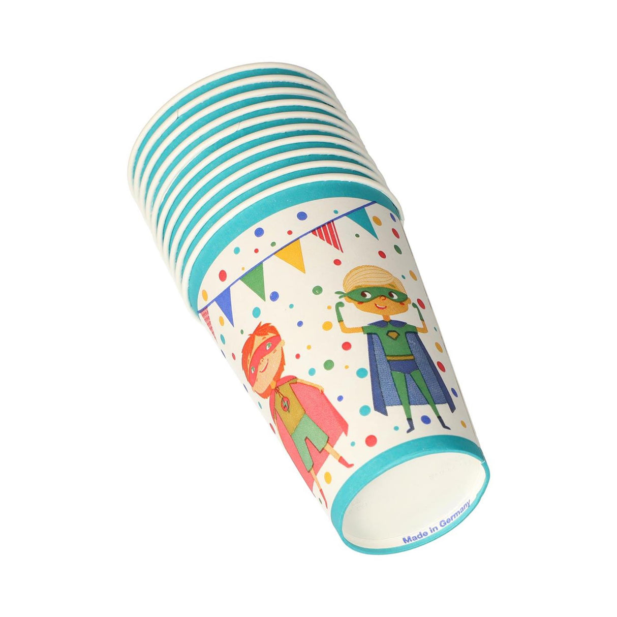 Papstar bekers superhero karton 0,2l ø7x9,7cm