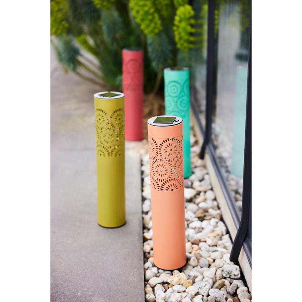 Lumineo solar spies ijzer ø8.5x39cm