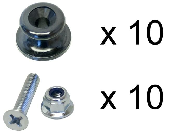 Valeryd round button round button 10pcs. f. cover net