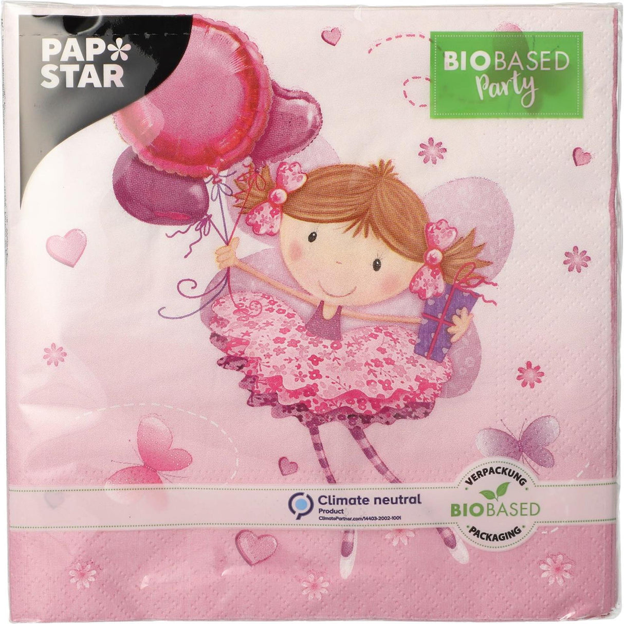 Papstar servetten little dancer 3-laags 33x33cm