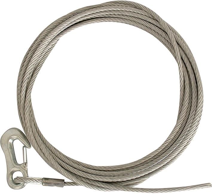Bünte steel cable wire rope with hook .