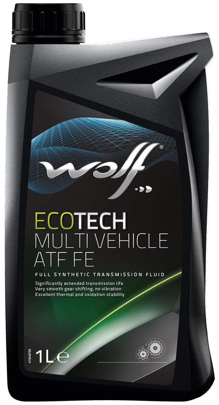 Wolf transmission oil ecotech multi vehicle atf fe. gear oil 1l red atf ecotech multiveh. fe