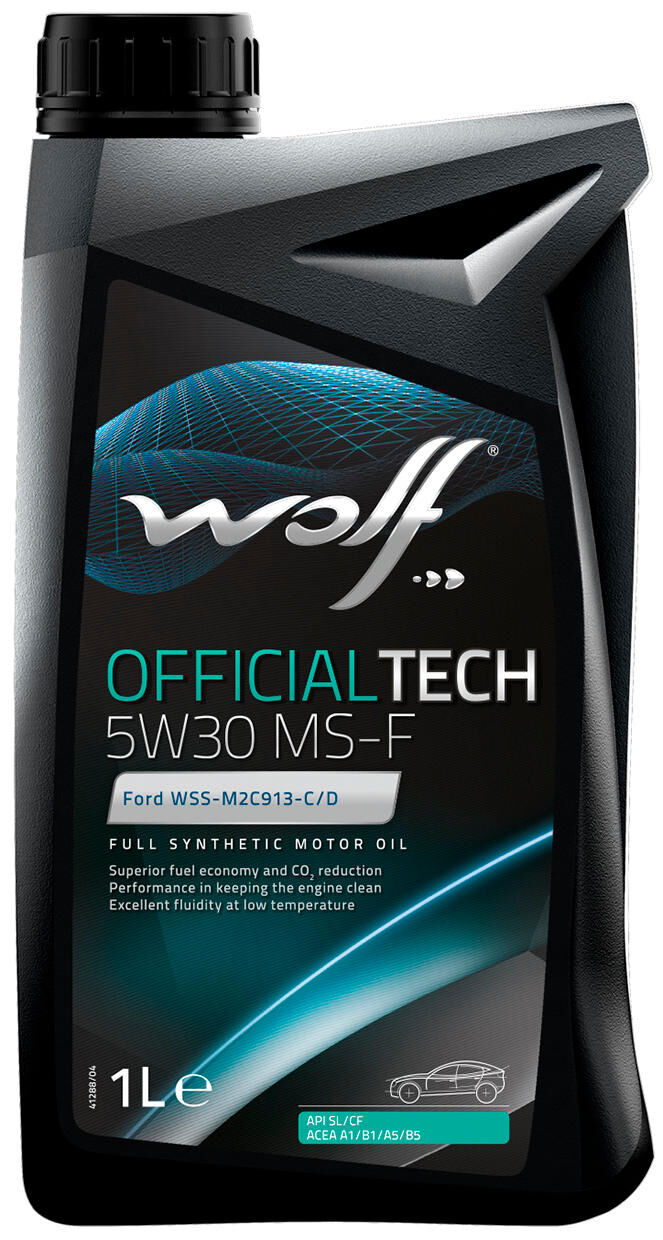 Wolf motor oil officialtech ms-f . motoroil 5w30 1l off.tech ms-f