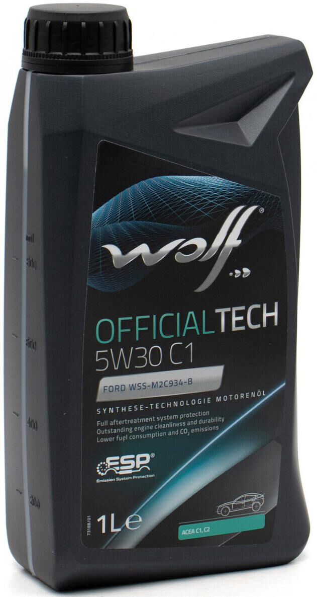 Wolf motor oil officialtech c1 . motoroil 5w30 1l off.tech c1