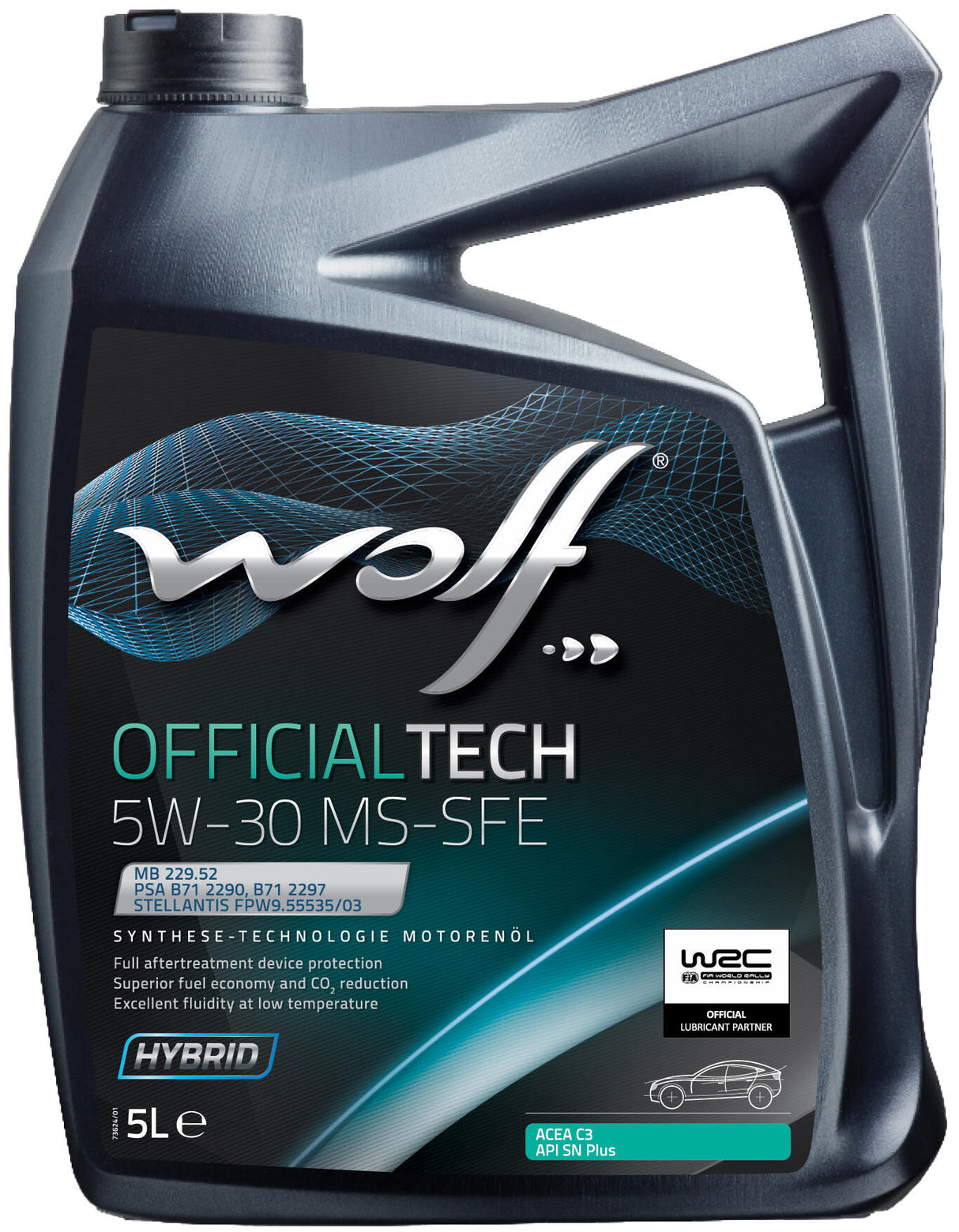Wolf motor oil officialtech ms-sfe . motoroil 5w30 5l off.tech ms-sfe
