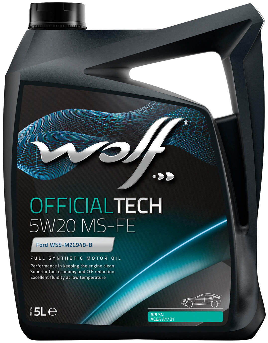 Wolf motor oil officialtech ms-fe . motoroil 5w20 5l off.tech ms-fe