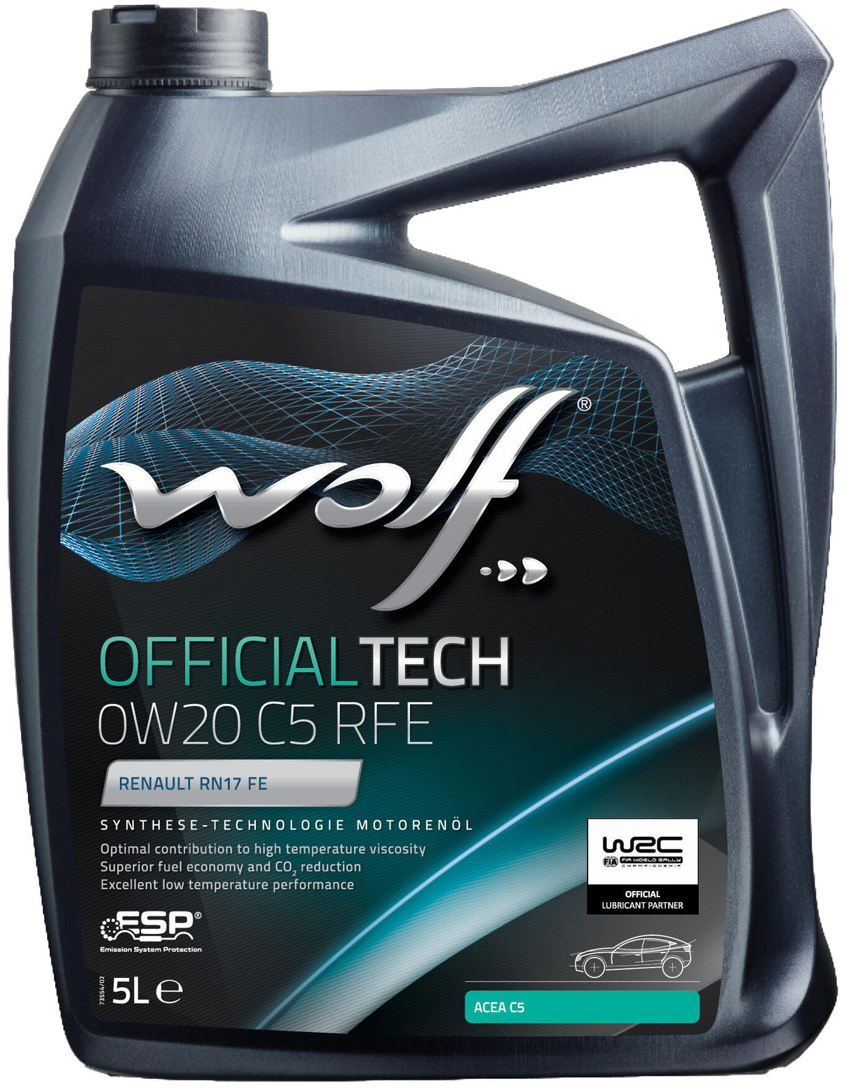 Wolf motor oil officialtech c5 rfe . motor oil 0w20 5l off.tech c5 rfe
