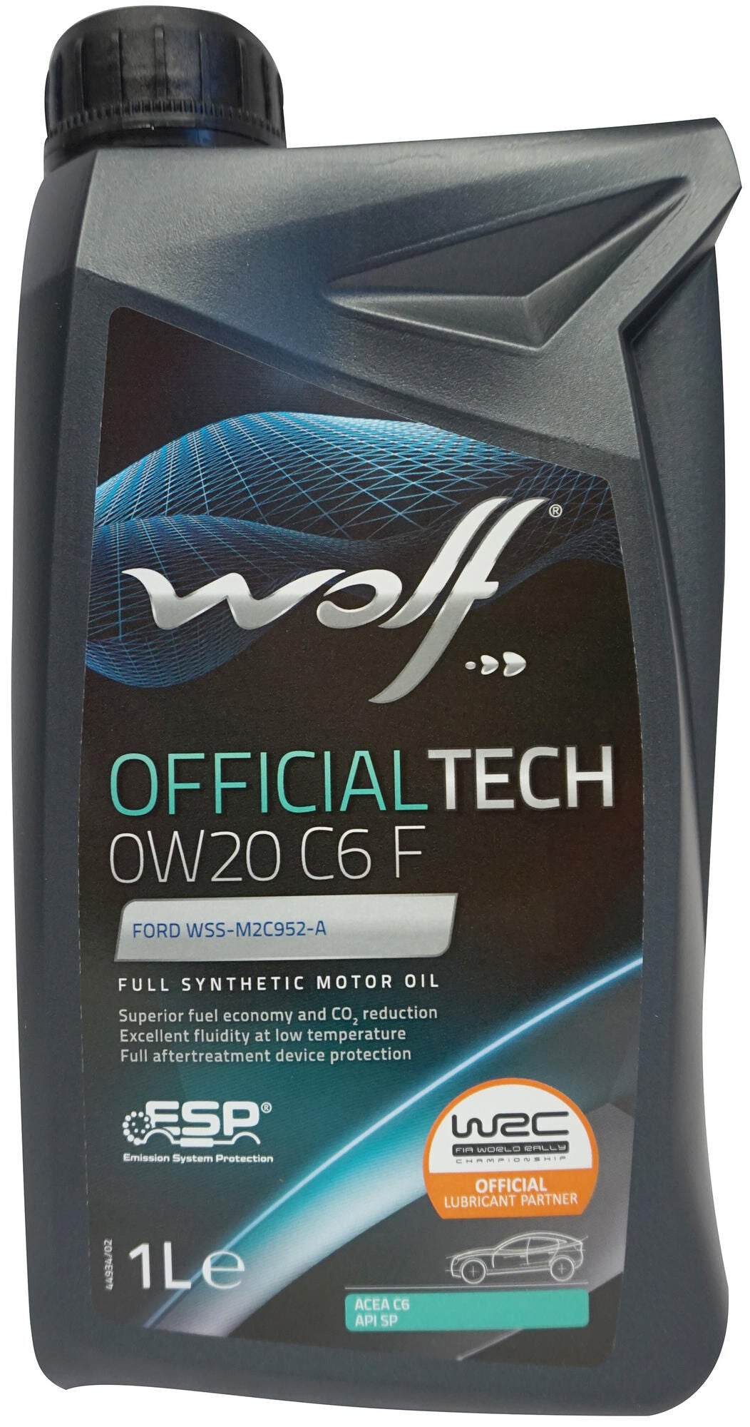 Wolf motor oil officialtech c6 f . motoroil 0w20 1l off.tech c6 f