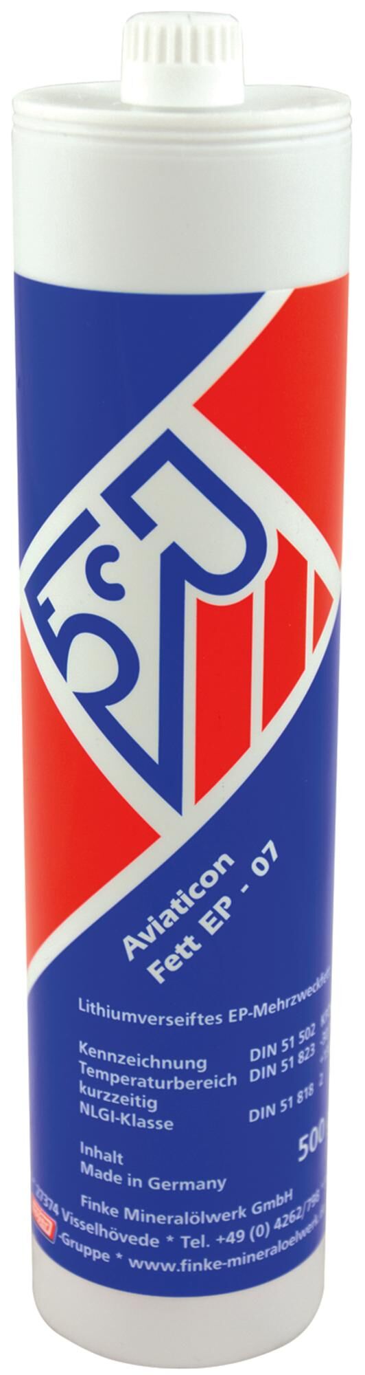 Finke multifunctional vet aviaticon ep-07 grease aviaticon ep 07 500 gr. cartridge