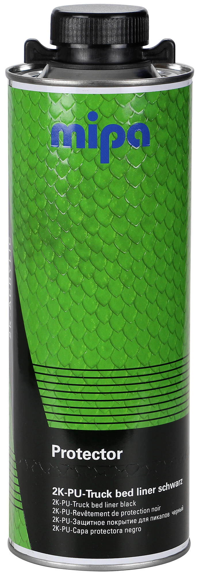 Mipa topcoat protector truck bedliner. protector black 750ml