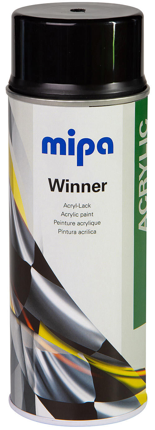 Mipa autolak winner acrylic lacquer black glo 400 ml