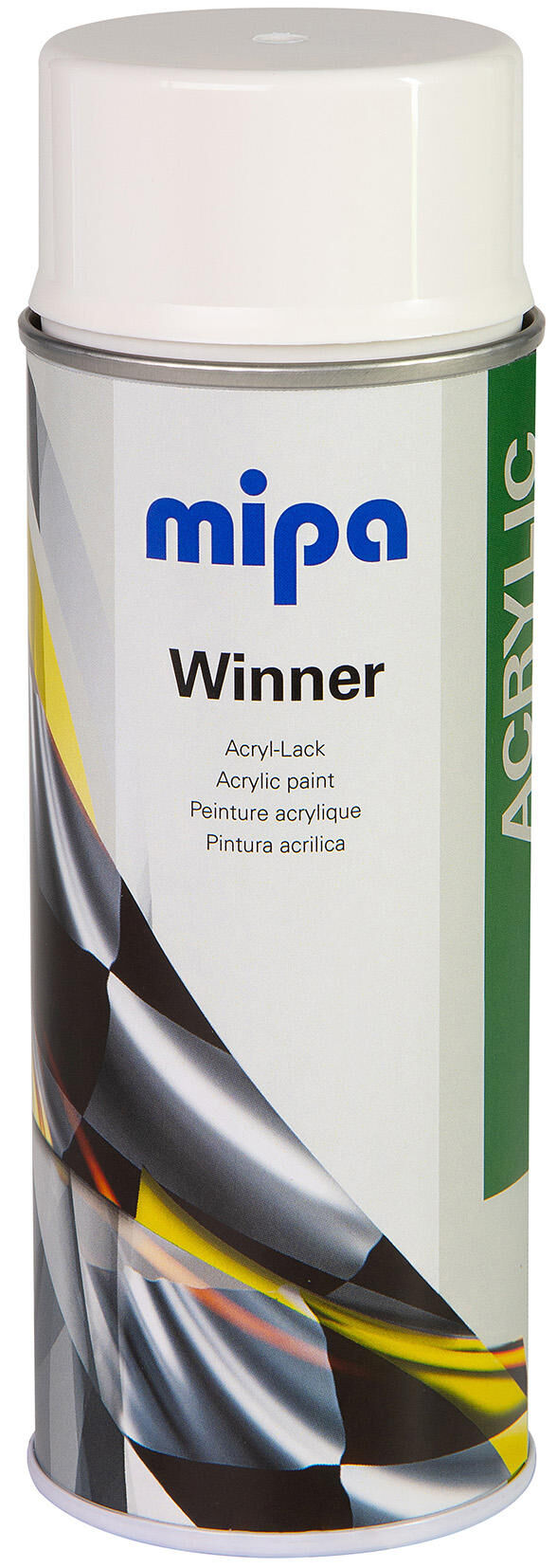 Mipa autolak winner acrylic lacquer white glo 400 ml