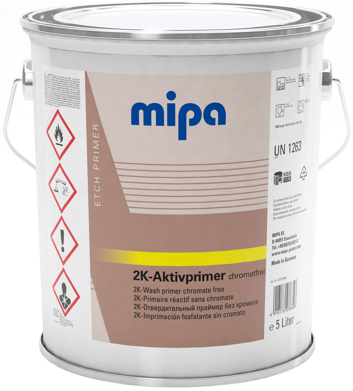 Mipa primer active primer active primer 5l 2k-wash primer