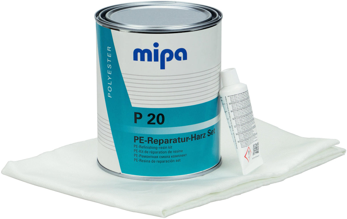 Mipa polyesterhars p20 repair set 1 kg p20