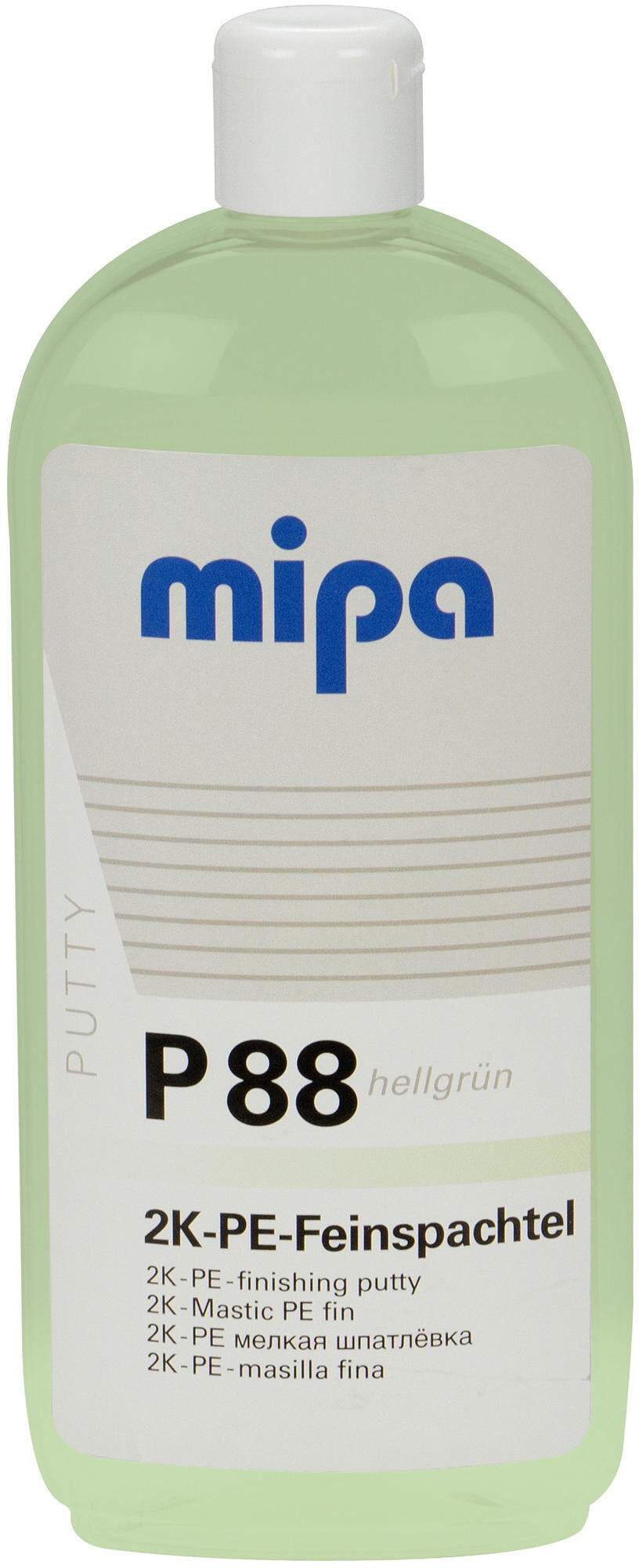 Mipa filling paste p88 . ds.putty p88 850ml light green incl.hae