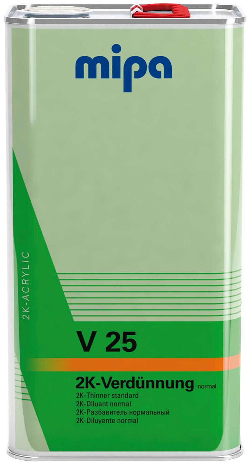 Mipa thinner v 25 normal ka.2k-verduennung 5000 ml