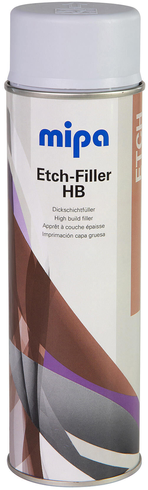 Mipa self-adhesive bottom etch-filler hb . Etch-filler hb spray 500 ml light gray